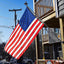 Bandera EE.UU. algodón 5x8ft resistente para exteriores
