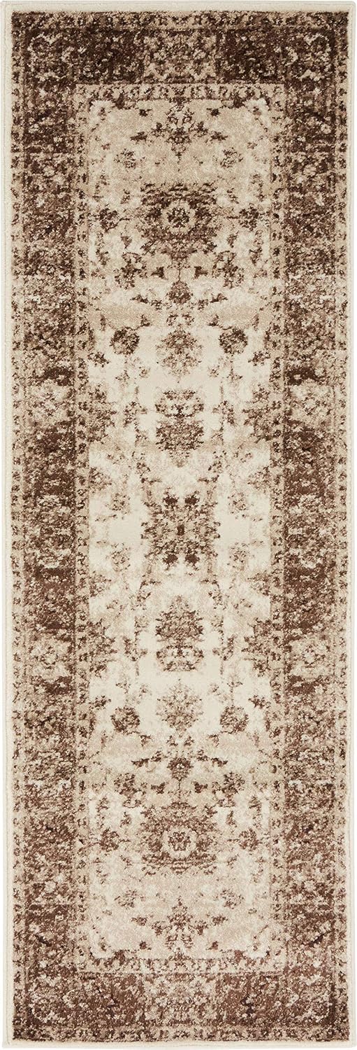 Alfombra área Rushmore 2x6ft 1" color crema