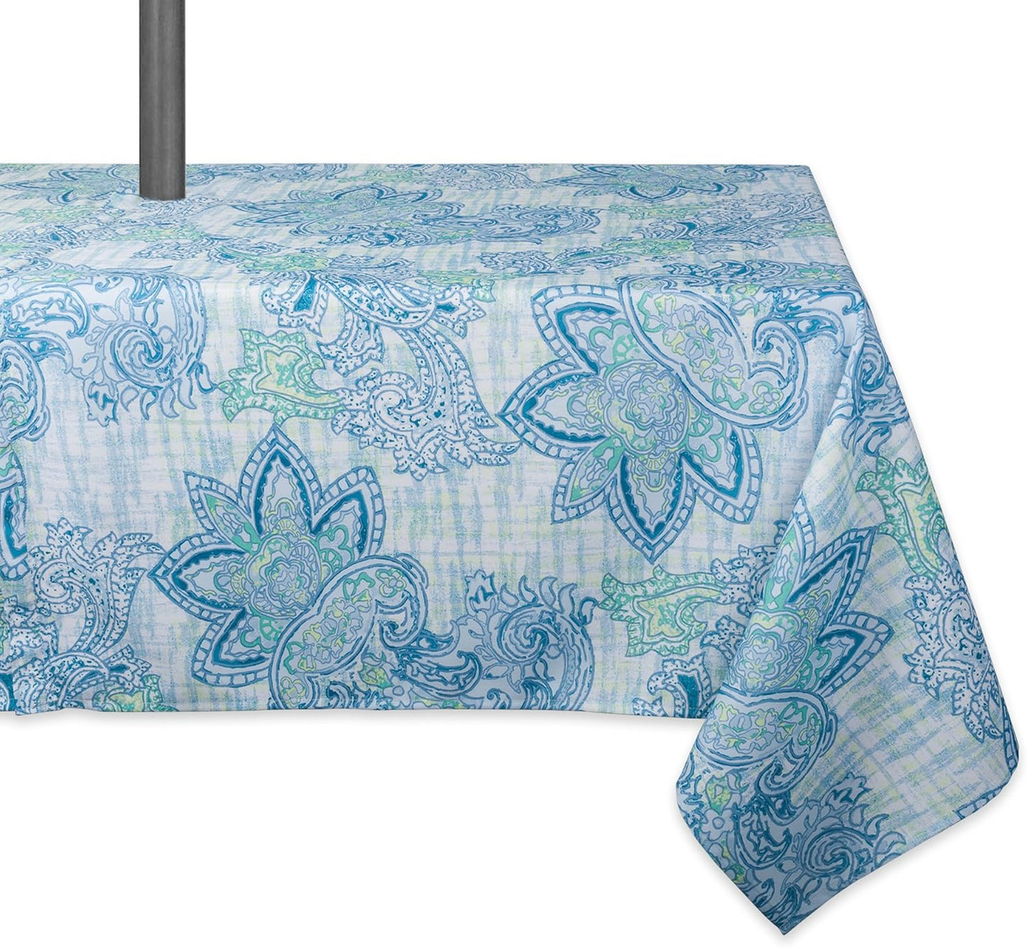 Mesa exterior azul resistente agua 60x84 con cremallera