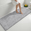 Alfombra baño antiderrap microfibra doble tono goma 70"
