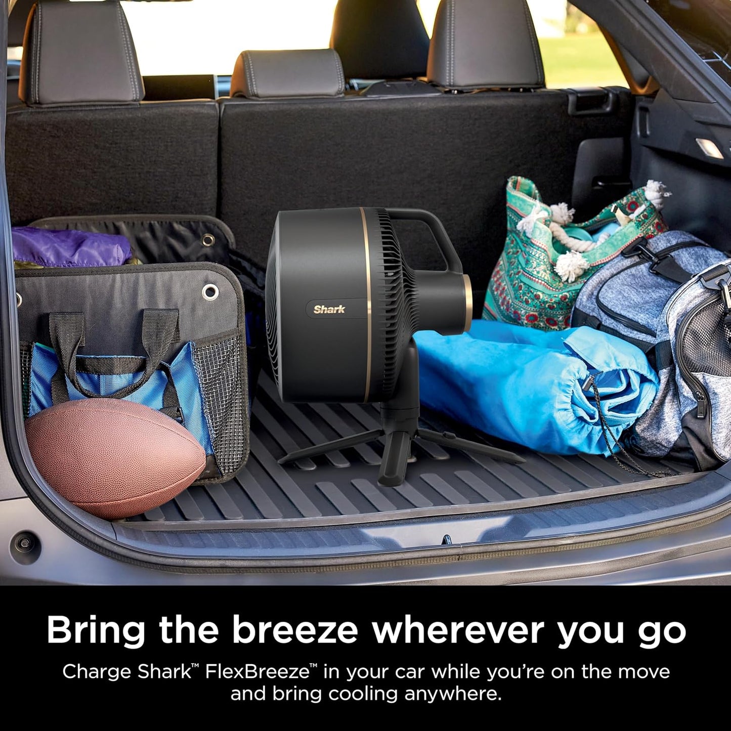 Cargador coche Fan FlexBreeze 12V negro