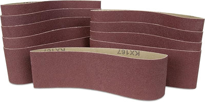 Papel lija grano 80 3x18pulg set 10