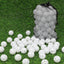 Pack 72/150/300 pelotas golf plástico 1.654pulg con bolsa