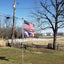 Bandera Ohio 3x5ft resistente bordada con ojales latón