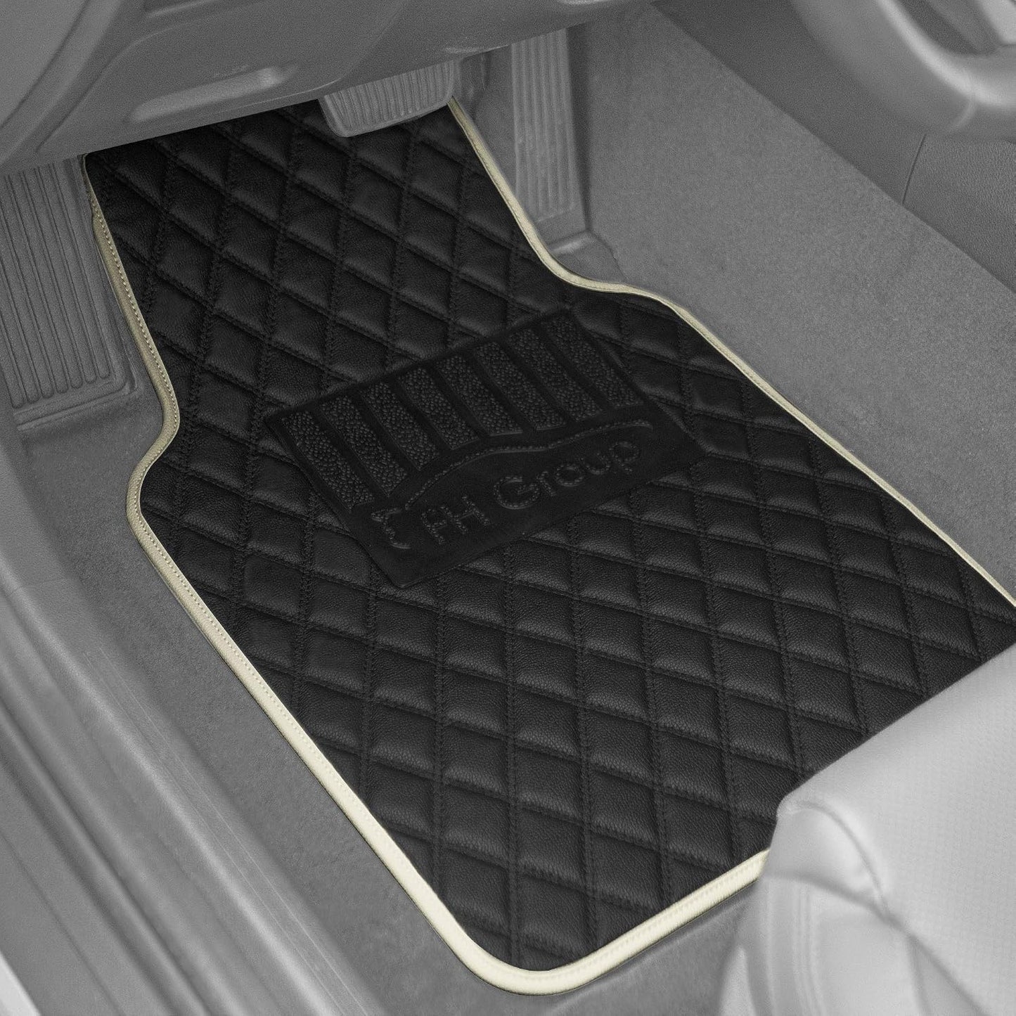 Alfombras coche cuero sintético ajuste universal