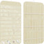 Organiz. colgante joyas 36 ganchos 40 bolsillos beige