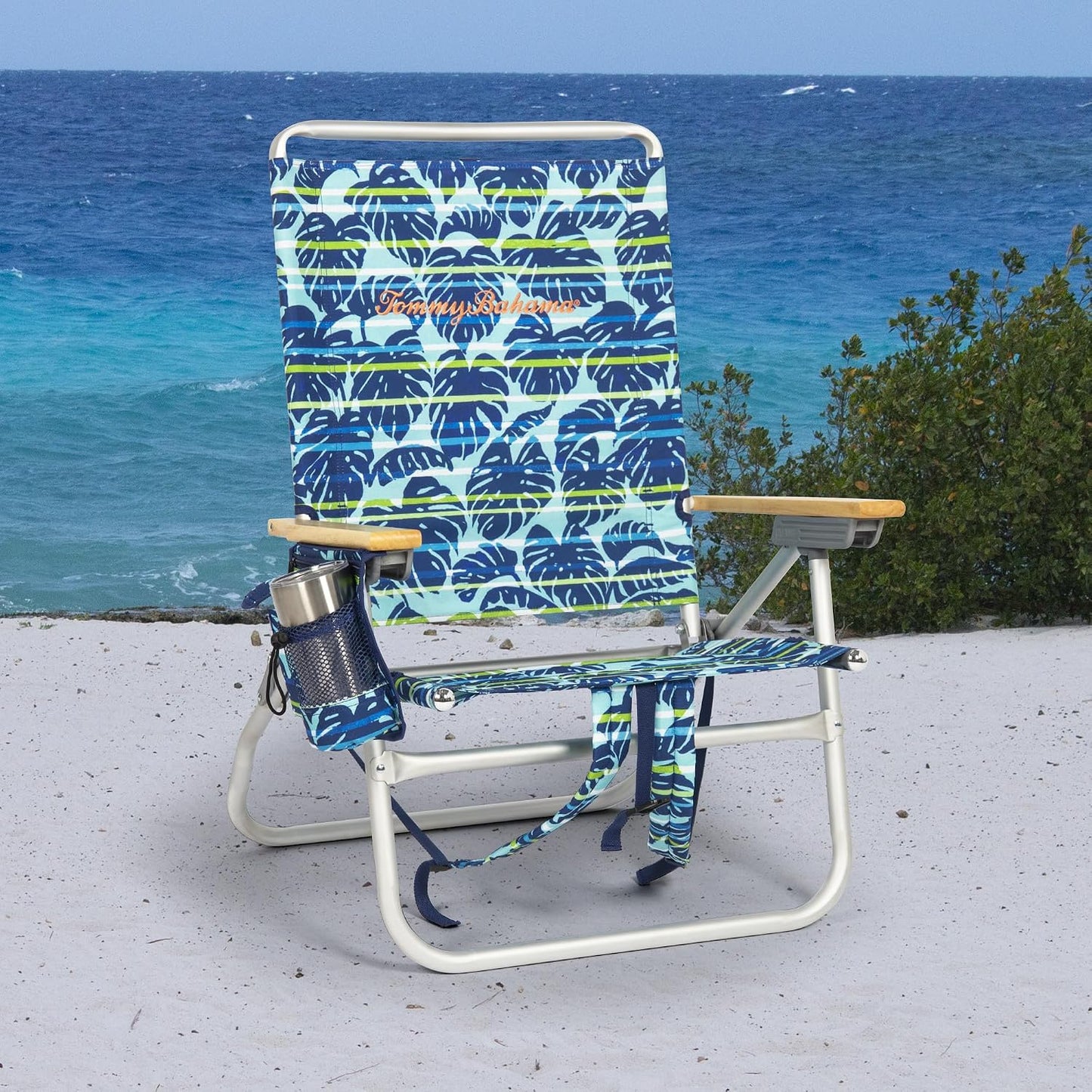 Silla playa plegable altura ajustable 4 posiciones