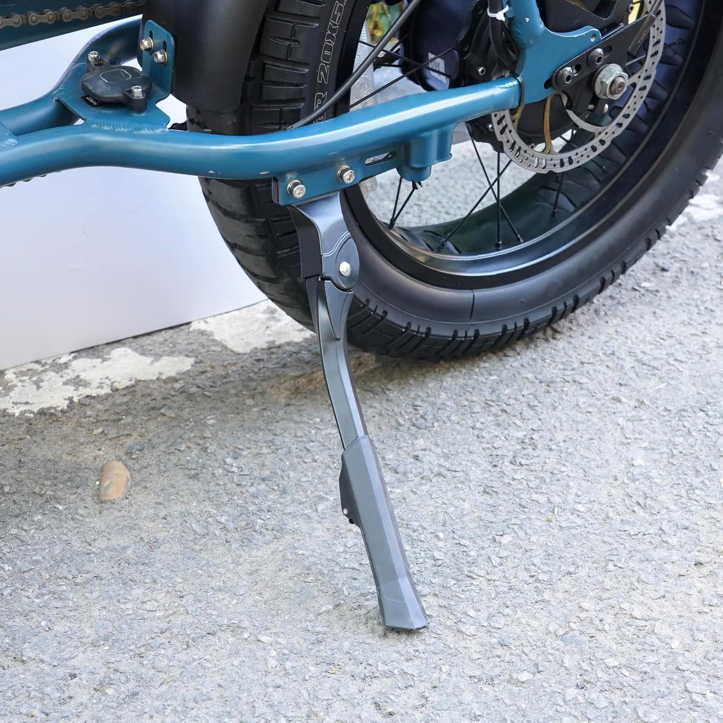 Soporte patada ajustable para bicicleta eléctrica aluminio