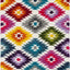 Alfombra área 6'7"x9'2" crema diseño moderno