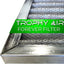 Filtro aire MERV 8 lavable aluminio electrostático
