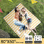 Manta picnic impermeable 80x60" plegable con correa