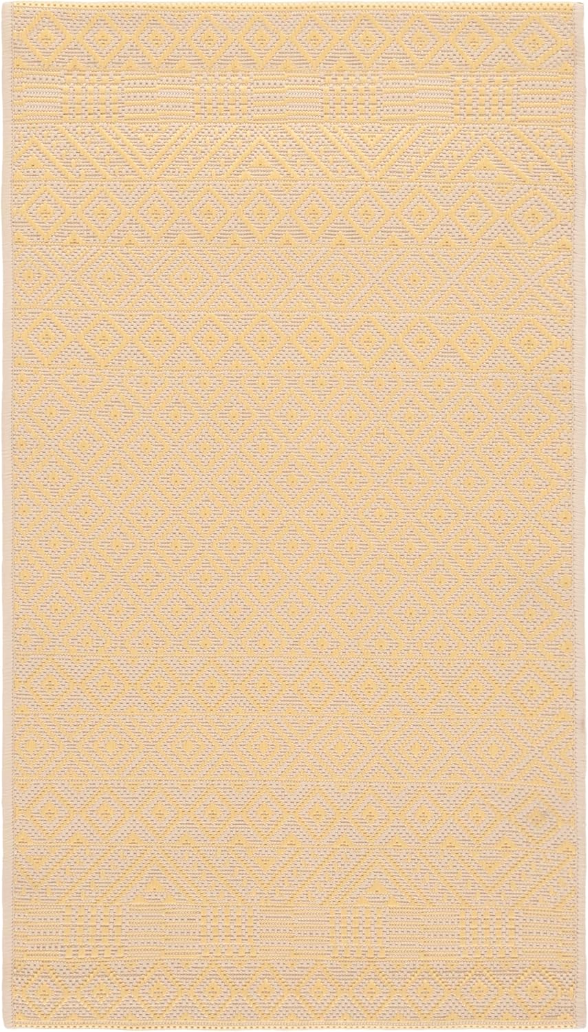 Alfombra lavable exterior 2x3'7" dorado beige no pelusa