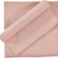 Servilletas tela lino algodón set 4 esquinas mitradas reutilizables