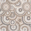 Alfombra exterior lavable 6'7"x9' gris y marfil CBN382F
