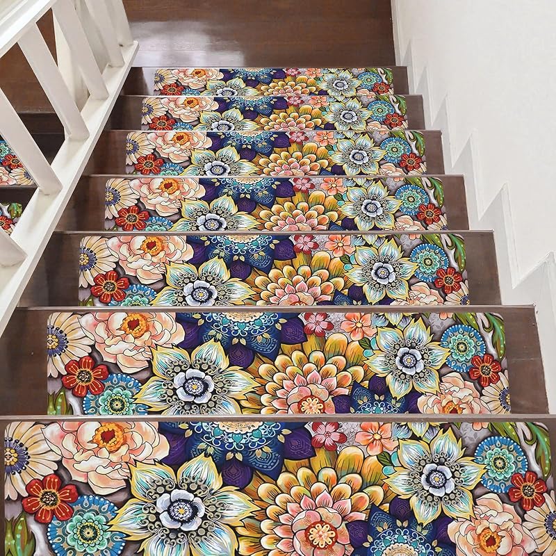 Alfombras antideslizantes para escalones interiores set 15