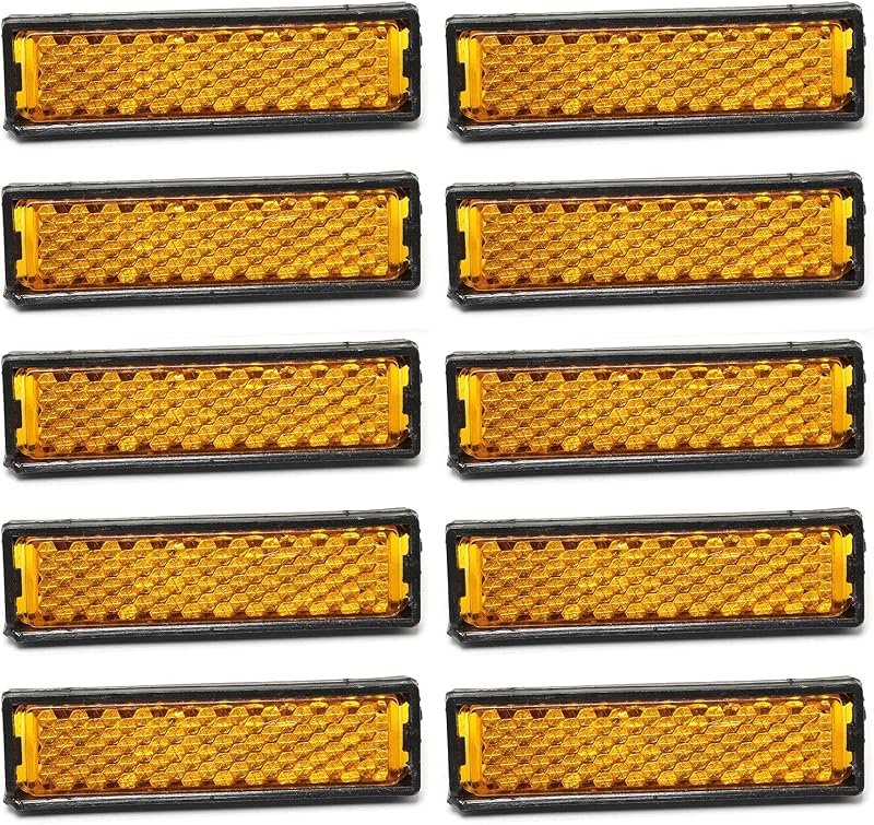 Reflejador pedal bicicleta 10uds noche seguridad