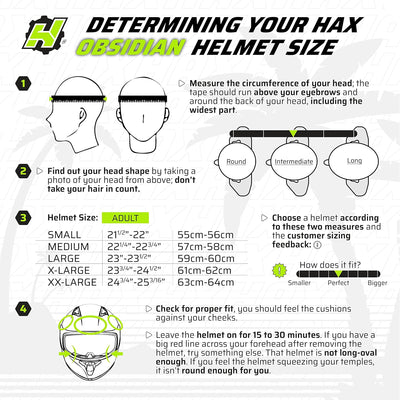 Casco Moto Visor Doble Adulto Obsidian Pro con Pinlock