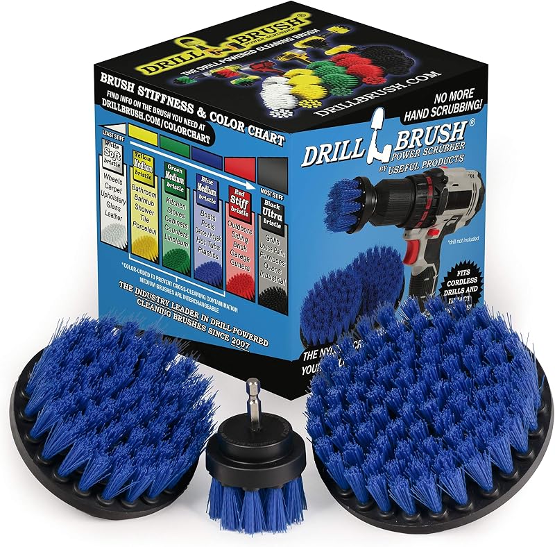 Kit cepillo giratorio para limpieza de barcos y embarcaciones