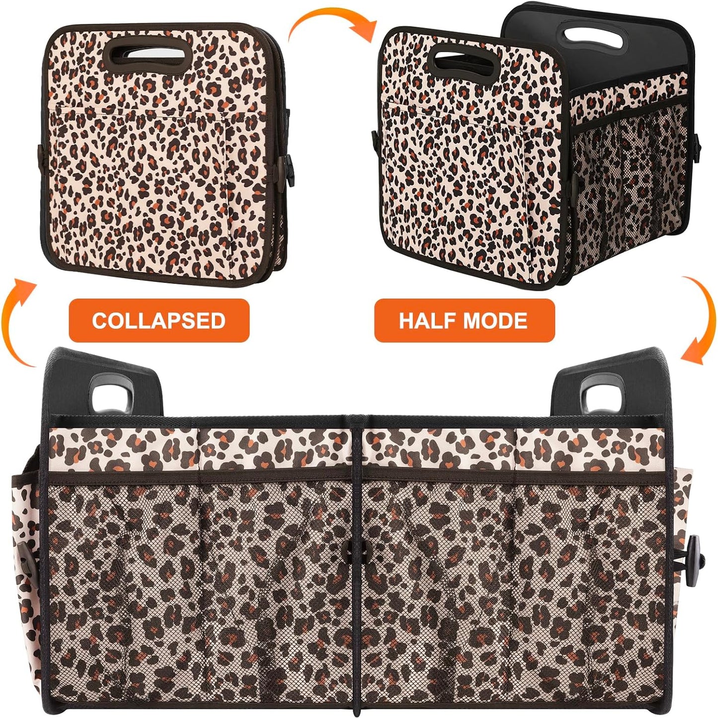 Organiz. maletero plegable almacenamiento coche