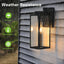 Luces pared exterior 16pulg impermeable antioxidante
