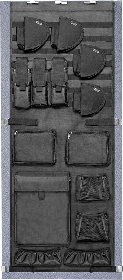 Organiz. puerta caja armas soporte bolsa cargadores