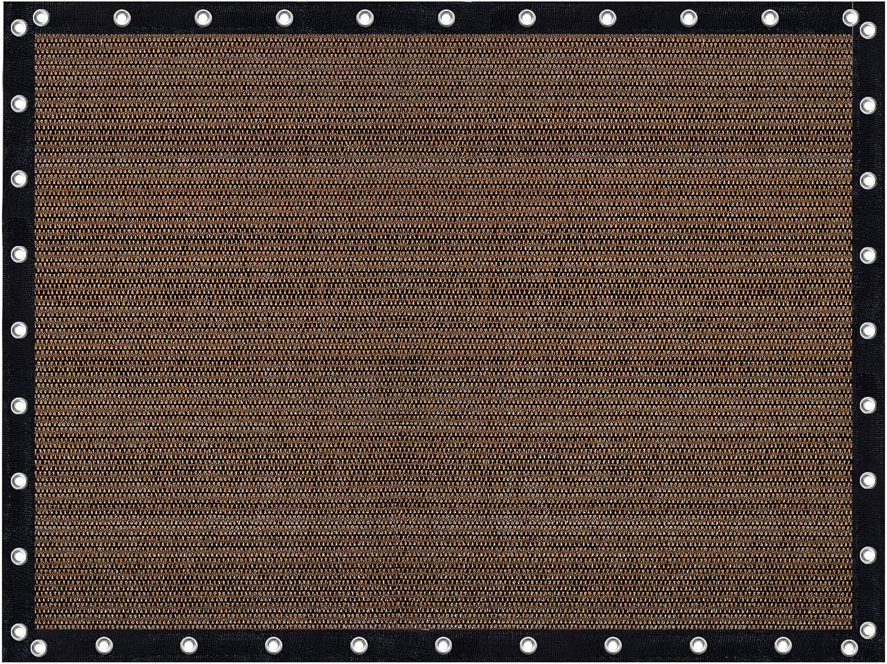 Sombra tela paño 12x16ft para patio jardín moca