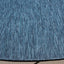 Alfombra redonda 6.7ft azul resistente BHS274M