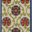 Alfombra multicolor 2'3"x8' para dormitorio sala comedor