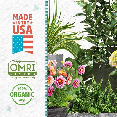 Perlita orgánica 24qt para plantas interior y exterior