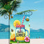 Bandera jardín Hello Summer 12x18pulg doble cara rústica
