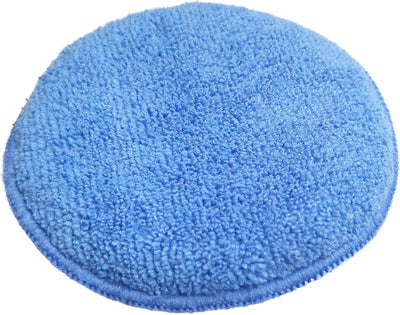 Almohadilla cera microfibra 8 pzas 5pulg azul
