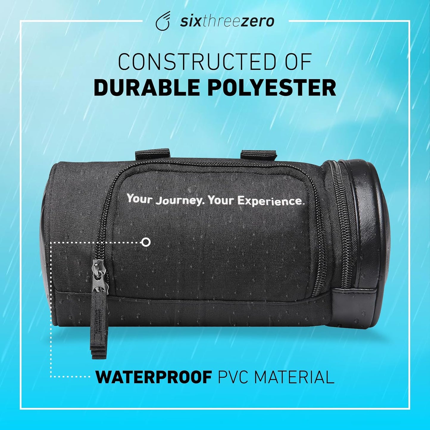 Bolsa manillar bicicleta impermeable rollo frontal