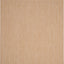 Alfombra exterior lavable 5.3x7.7ft natural y crema