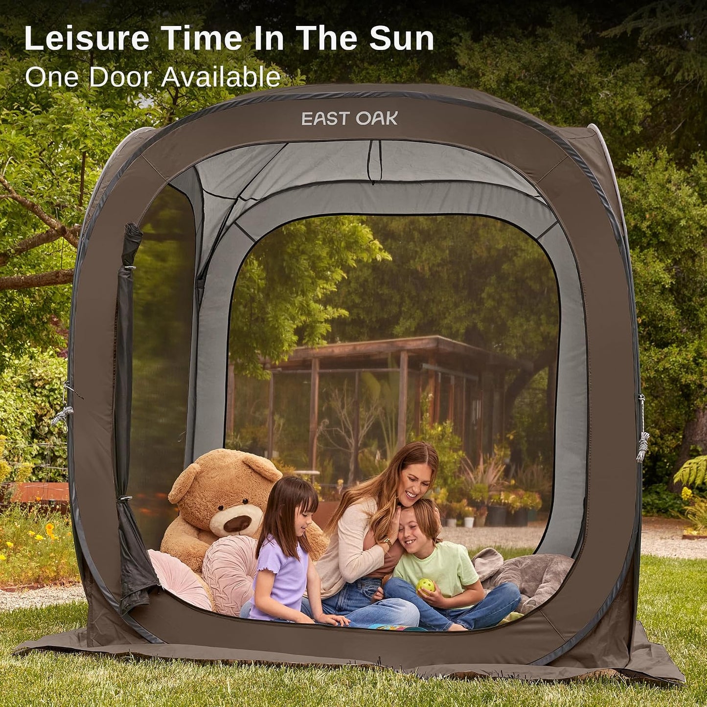 Carpa mosquitero 6x6pulg portátil para patio y terraza