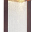 Soporte pared moderno con dos luces Bronce