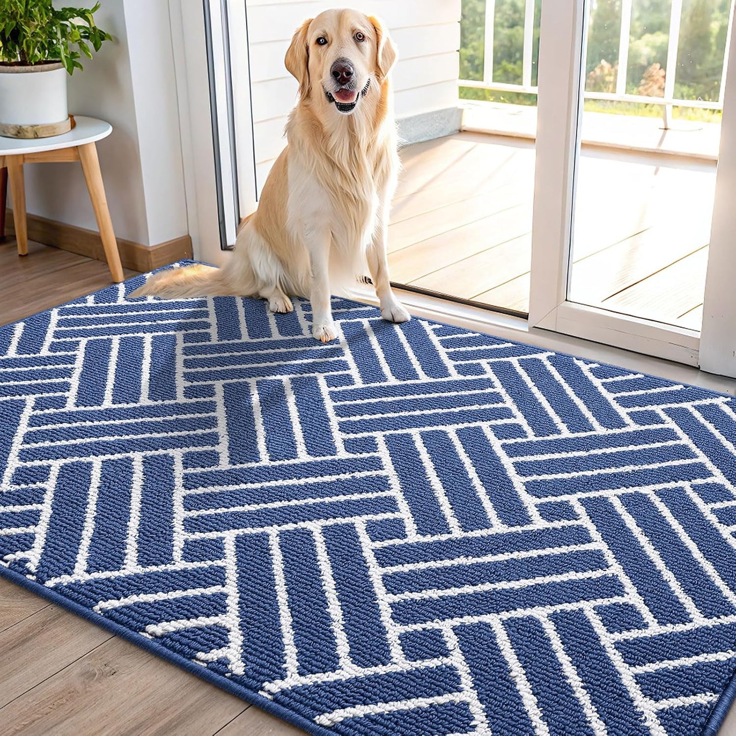 Tapete interior 40x32pulg antiderrap con respaldo goma