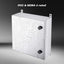 Caja acero inox IP65 para equipo electrónico 16x16x6"