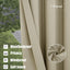 Cortinas impermeables exteriores 100pulg opacas con ojales