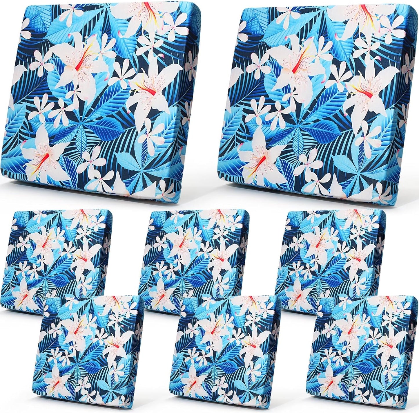 8 Fundas Cojín Navideñas Exteriores Estilo Rural Floral