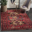 Alfombra Hamadan 3' Cuadrada Rojo Multi Diseño Persa