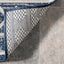 Tapete azul cari/marfil 2x8ft diamante suave alto tráfico