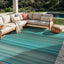 Alfombras plástico reciclado reversibles 5x7ft patio