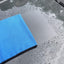 Toalla microfibra gofre azul 16x24" set 4