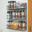 Estante pared especias 3 niveles cocina con 2 estantes