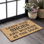 Tapete fibra coco 1'5x2'5 resistente manchas patio