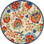 Tapete redondo 4ft multicolor para interiores exteriores