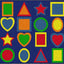 Alfombra asiento infantil 7ft6" para aula y set