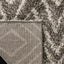 Alfombra felpa 2x3" gris marfil