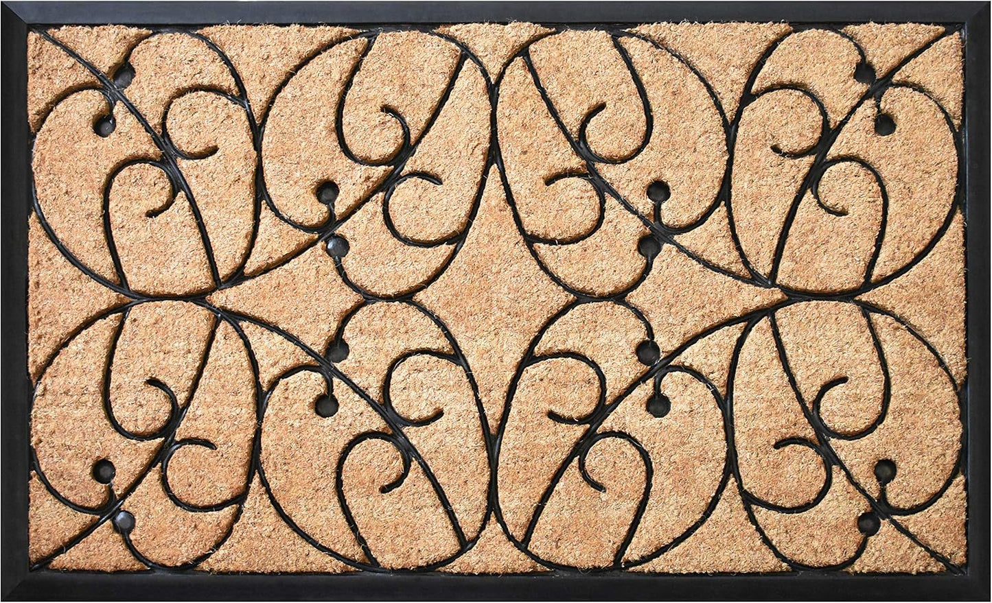 Felpudo fibra coco y goma 24x36pulg