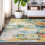 Alfombra abstracta moderna 8x10pulg para sala dormitorio